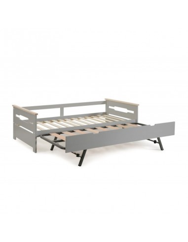 Cama Nido lacado Gris Claro con...