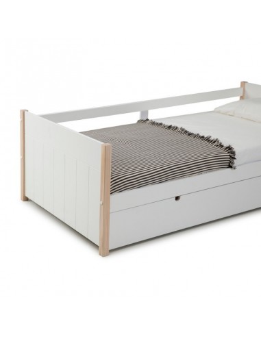 Cama Nido lacado Blanco Madera...