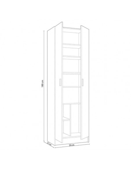 Armario 2 Puertas Blanco