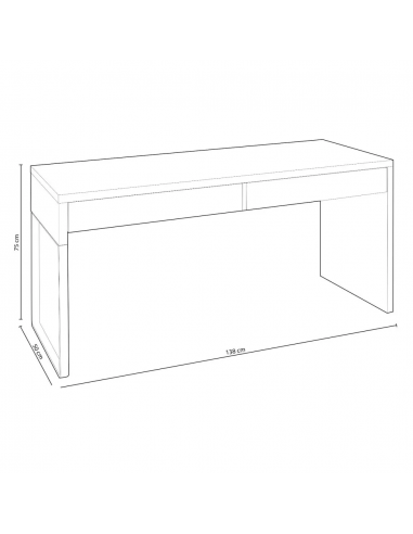 Mesa escritorio reversible Modelo Bona