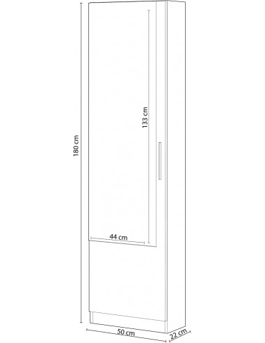 Zapatero 1 Puerta + Espejo + Varillas...