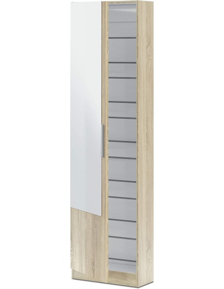 Zapatero 1 Puerta + Espejo + Varillas cambrian