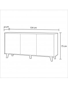 Aparador 3 Puertas Cambrian 2