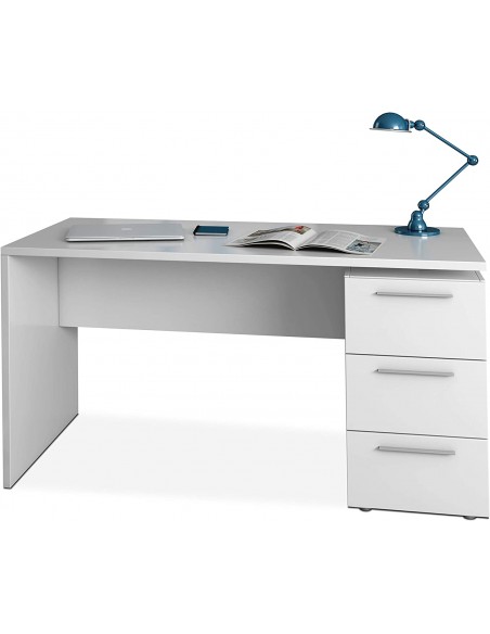 Mesa Despacho 3 Cajones blanco