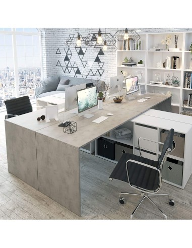 Mesa Despacho con Buc 3 Cajones 203cm