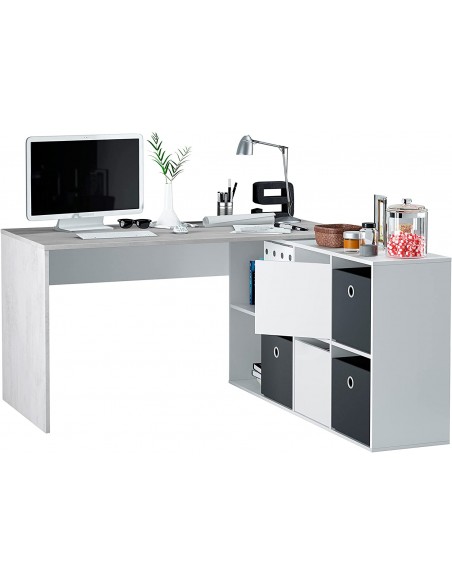 Mesa Despacho con Buc 3 Cajones 203cm