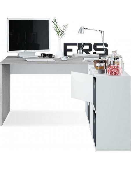 Mesa Despacho con Buc 3 Cajones 203cm