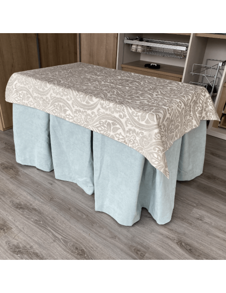 Ropa Antimanchas Aterciopelada Triple Grueso Roca con Tapete Amaranto Gris