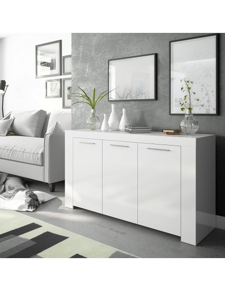 Aparador de 3 Puertas blanco