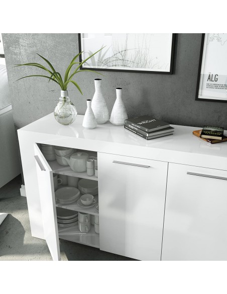 Aparador de 3 Puertas blanco