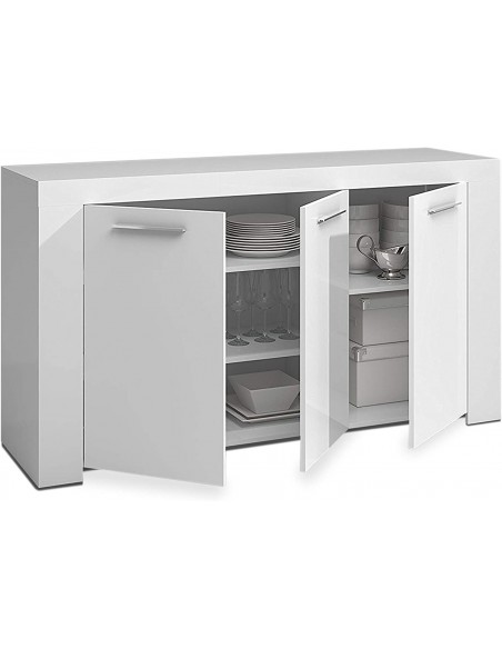 Aparador de 3 Puertas blanco