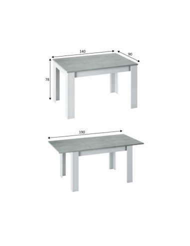 Mesa Comedor Extensible (140-190cm)