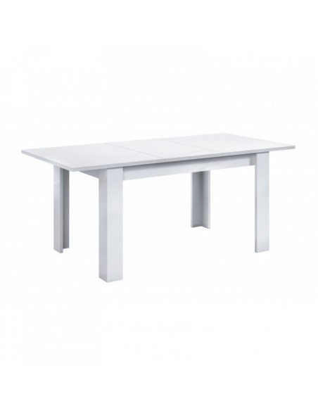Mesa de comedor 90x140-190 EXTENSIBLE blanco