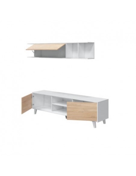 Modulo de TV + 1 Estante de Colgar