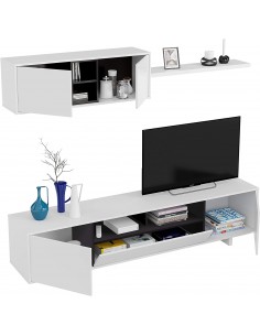 Salon TV Completo 200cm Blanco 2