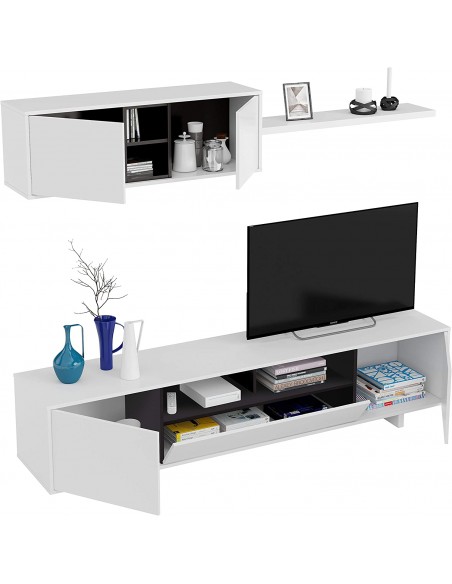 Salon TV Completo 200cm Blanco