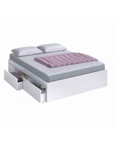 Cama 150cm con 4 Cajones (para somier...