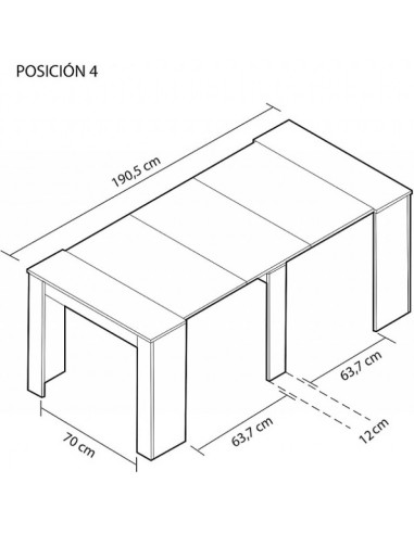 Consola de Comedor 90x50-237...