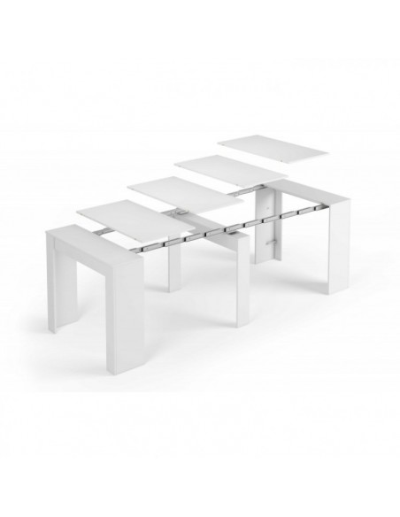 Consola de Comedor 90x50-237 EXTENSIBLE blanco