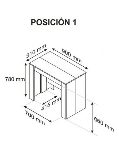 Consola de Comedor 90x50-237...