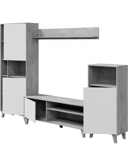 Salon TV Modular 260cm Blanco
