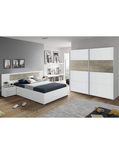 Armario 2 Puertas Correderas Blanco...