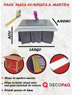 Pack Mesa Camilla a Medida...