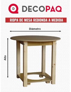 Faldas de Mesa Camilla Redonda a Medida