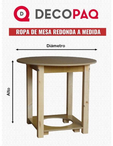 Faldas de Mesa Camilla Redonda a Medida Faldas de Mesa Camilla Redonda a Medida