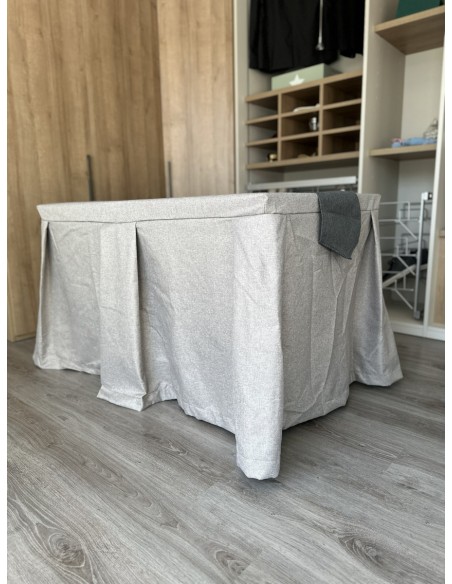 Pack Mesa + Ropa de Mesa Camilla Moderna Antimanchas color Visión con Camino Marengo