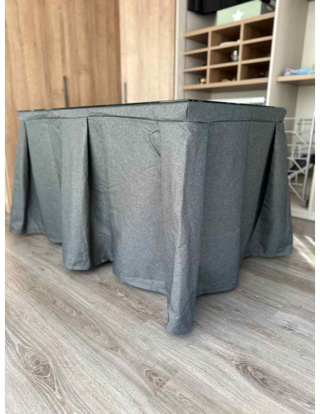 Ropa de Mesa Camilla Moderna Antimanchas color Marengo