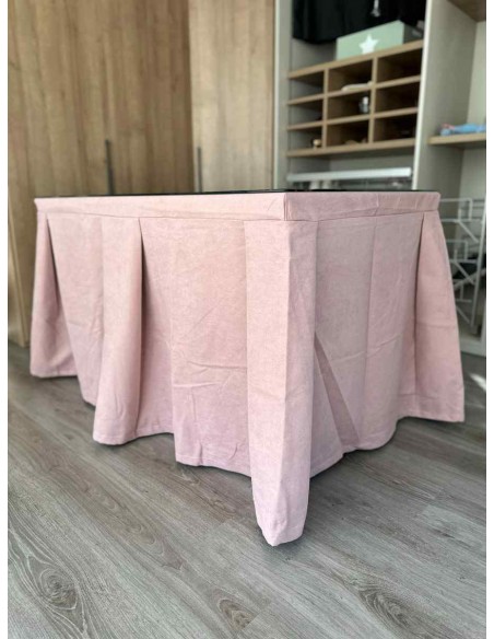 Ropa de Mesa Camilla Moderna Antimanchas color Rosa