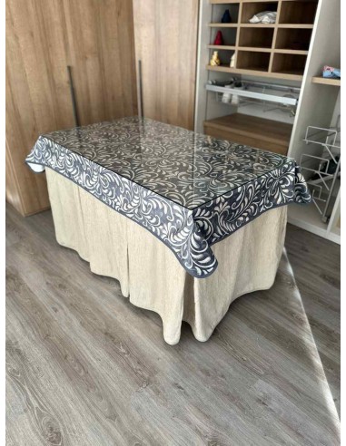 Ropa Chenilla 8 Pliegues color Beige...