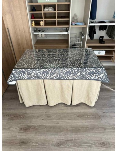 Ropa Chenilla 8 Pliegues color Beige...