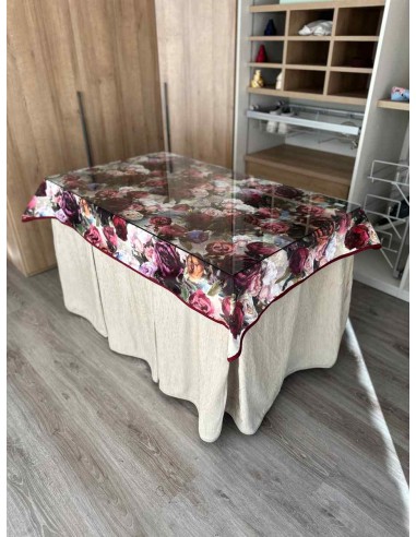 Ropa Chenilla 8 Pliegues color Beige...