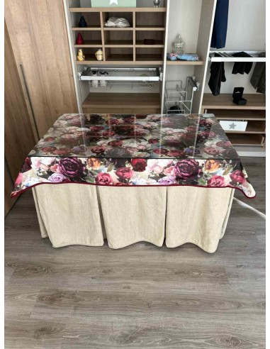 Ropa Chenilla 8 Pliegues color Beige...