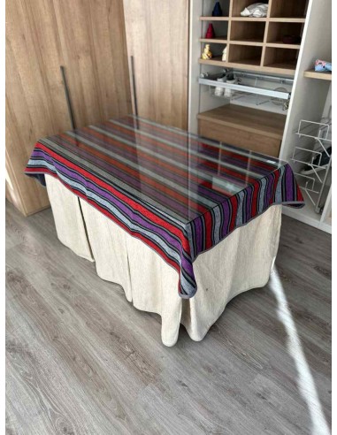 Ropa Chenilla 8 Pliegues color Beige...