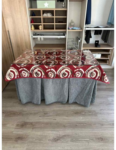 Ropa Chenilla 8 Pliegues color Gris...