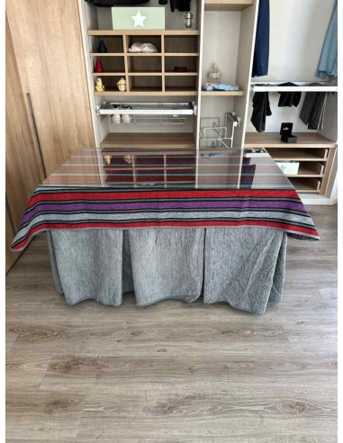 Ropa Chenilla 8 Pliegues color Gris...