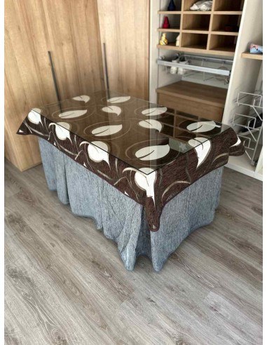 Ropa Chenilla 8 Pliegues color Gris...