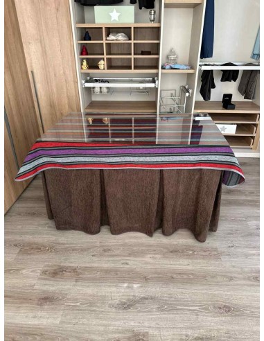 Ropa Chenilla 8 Pliegues color...