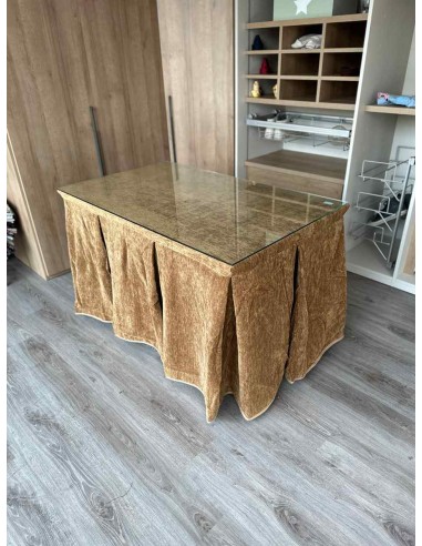 Ropa Doble Grueso 10 Pliegues Café