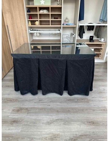 Ropa Doble Grueso 10 Pliegues Negro