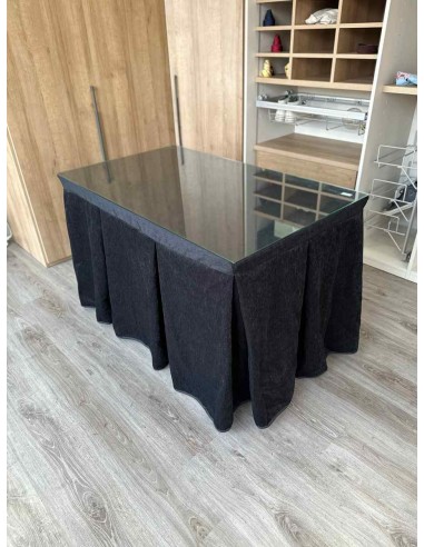 Ropa Doble Grueso 10 Pliegues Negro