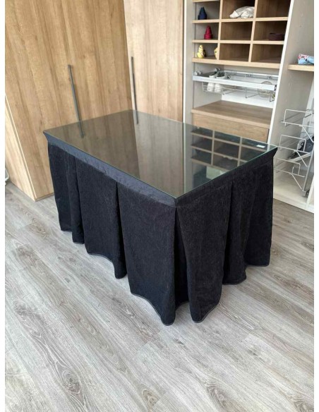 Ropa Doble Grueso 10 Pliegues Negro