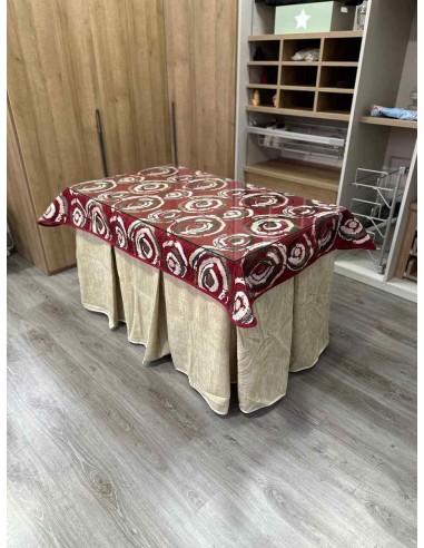 Ropa Doble Grueso 10 Pliegues Beige...