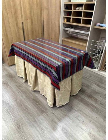 Ropa Doble Grueso 10 Pliegues Beige...