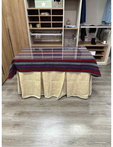 Ropa Doble Grueso 10 Pliegues Beige...