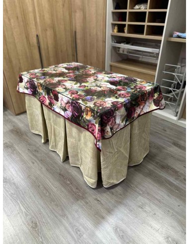 Ropa Doble Grueso 10 Pliegues Beige...