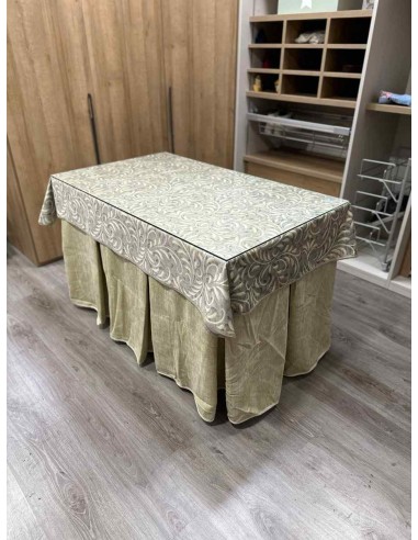 Ropa Doble Grueso 10 Pliegues Beige...